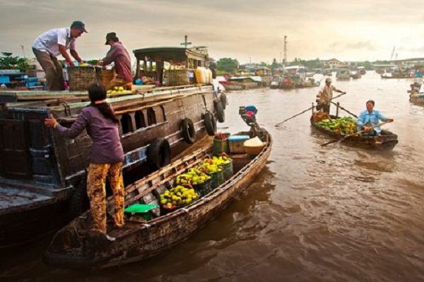 marche-flottant-mekong-vietnam marchés flottants